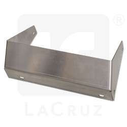 356157 - Left deflector lower fan Grégoire G70A - stainless steel